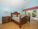 First Floor Master Bedroom with King Bed at 2 Red Cardinal